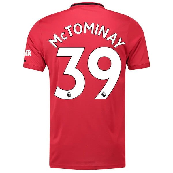 Camiseta Manchester United NO.39 McTominay Replica Primera Ropa 2019/20 Rojo